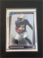Jahan Dotson Rated Rookie Optic