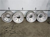 (4) ALCOA Super Single Aluminum Rims