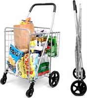 $50  Deluxe Folding Cart  360 Swivel Wheels  66lbs