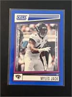 Myles Jack Score Blue 83/100