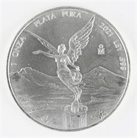 2021 MEXICO 1 OUNCE .999 SILVER COIN