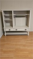 TV entertainment center w/ shelves & drawers by