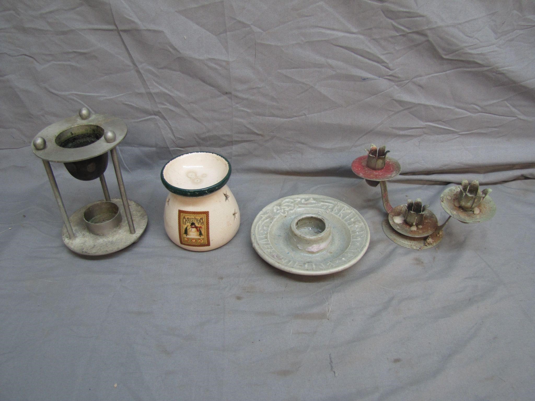 Assorted Lot Of Candle Holders/Votives