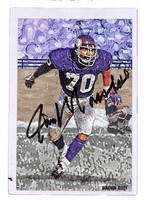 **SIGNED** JIM MARSHALL FOOTBALL CARD