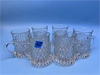 Set of 6 Crystal Mugs