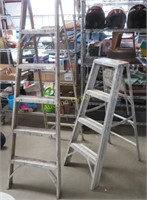 6' & 4' Aluminum Ladders