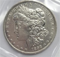 1892-O Morgan Silver Dollar - XF