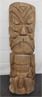 Hand Carved Tiki 30"