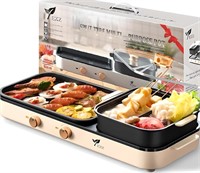 Electric Hot Pot with Grill  2 in 1 (HOT POT-C)
