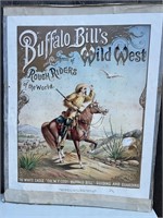 FRAMED POSTER BUFFALO BILL'S WILD WEST