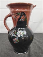 Pottery Pitcher 12"