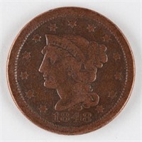 1848 US LARGE CENT COIN