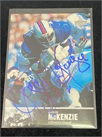 1997 Reggie McKenzie signed football card