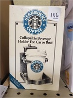 2 Starbucks Coffee Collapsible  Beverage Holder