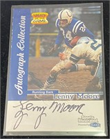 1999 Lenny Moore Signed football card