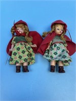 2 Mcdonald's Little Red Riding Hood Dolls