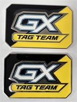 (2) X POKEMON GX TAG TEAM COINS