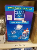 Twin Pack Clear Care Contact Ckeaners