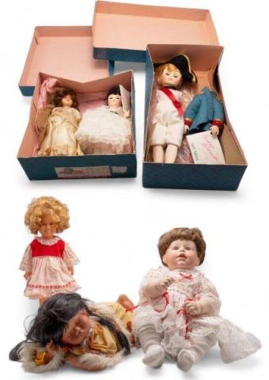 Lot of Vintage Dolls: Madame Alexander, Etc.