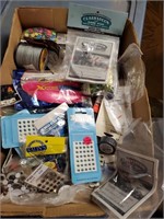 Box Flat of Various Fishing Items