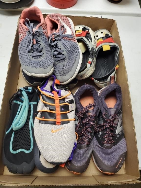 Box Flat of Various Shoes