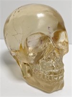 LARGE GLASS SKULL