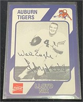 1998 Lloyd NIX Signed Football Card
