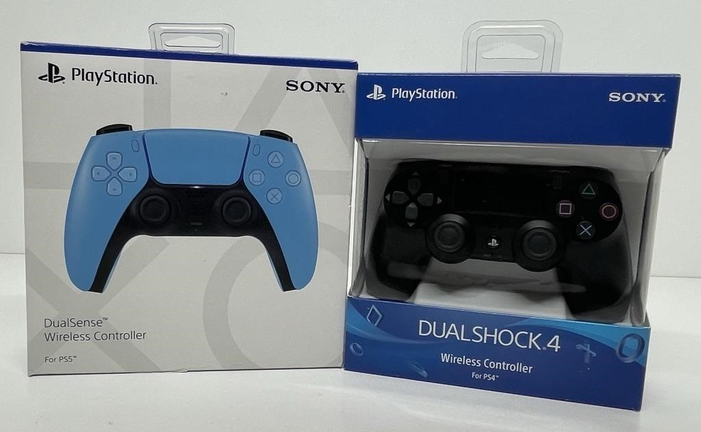 (2) X PLAYSTATION CONTROLLERS