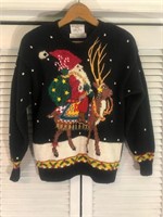 VINTAGE MARISA CHRISTINA CHRISTMAS SWEATER SMALL