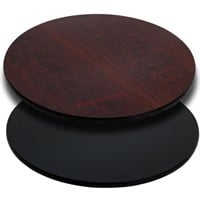 4 boxes- 30in round table top w/ bases & stand-