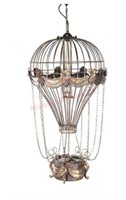 Vintage hot air balloon light pendant