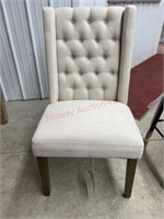 Burnham Side Chairs with Tufted Backrest