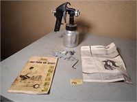Sears Craftsman Spray Gun with Manual & Misc