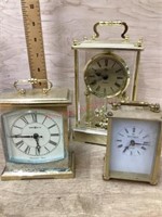 Elgin/ Seth Thomas and Elgin dresser clocks