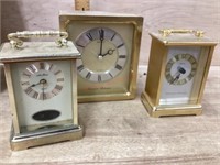 Seth Thomas/ Seiko and Bulova dresser clocks