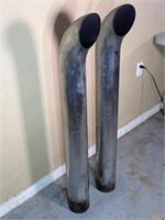 Pair of Chrome Exhaust Stacks