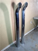 Pair of Chrome Exhaust Stacks