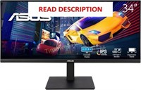 ASUS 34 HDR Monitor - UWQHD  IPS  100Hz  1ms