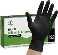 Black Nitrile Gloves 6 Mil. - X-Large