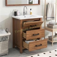 MMTGO 24' Vanity - Ceramic Sink  Drawers