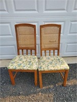 Vintage Cane Back chairs