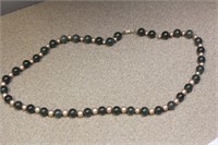 14Karat Gold and Jade Necklace