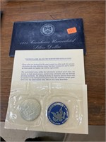 1974 Eisenhower Uncirculated 40% Silver Dollar
