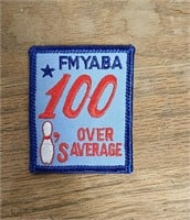 FMYABA 100 Pin's Over Average Bowling Patch