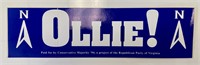 Republican Oliver North bumper sticker