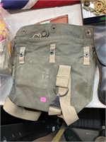 Military Bag and Leather Pistol Case