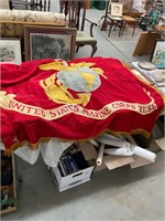 Vintage Marine Corps Original Banner