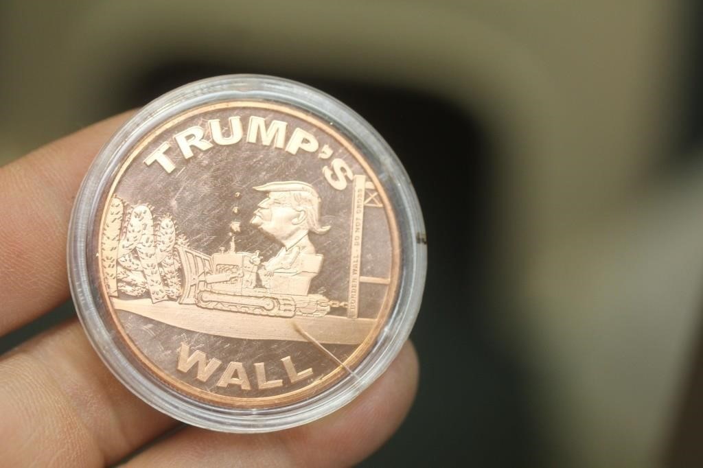 Commemorative President Trump Copper Coin