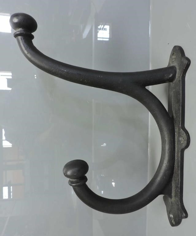 HUGE VICTORIAN STYLE CAST IRON HARNESS HOOK