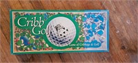 Vintage Cribb Golf Board Game